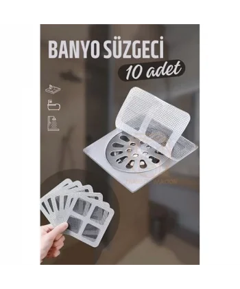 Turk Banyo Gider Süzgeci 10 ADET