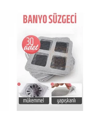 Turk Banyo Gider Süzgeci 30 ADET