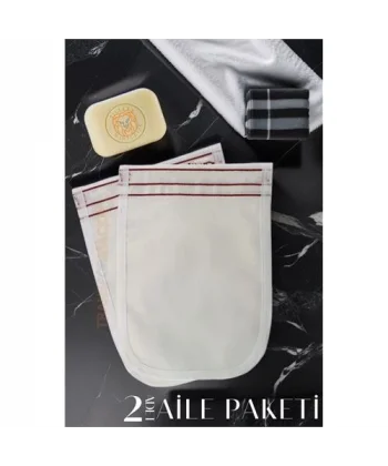 Turk Banyo Kesesi 2 li Aile Paketi