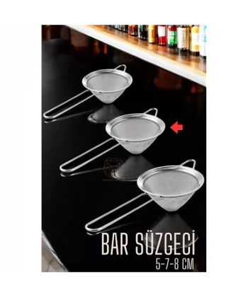 Turk Bar Süzgeci Bar Strainer 3 Boy Set 5 7 8 cm
