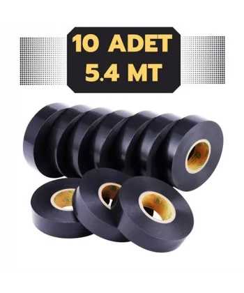 Turk Cinta 10 Adet Elektrik İzolasyon Bandı