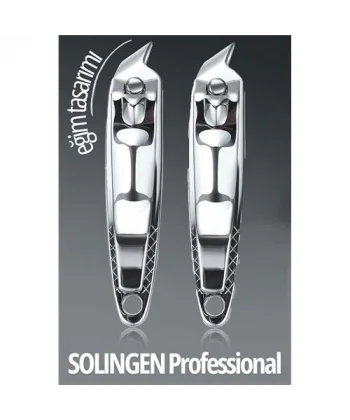 Turk Eğimli Tırnak Makası 2 li Set Solingen Profesyonel