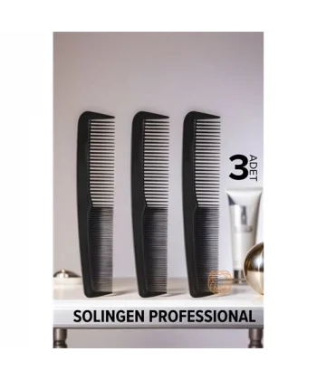 Turk Erkek Cep Tarağı 12 Cm 3 ADET Solingen ProfessionaL