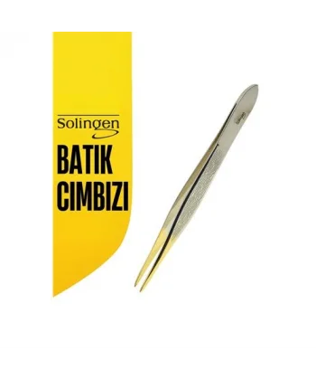 Turk İnce Uçlu Batık Cımbızı - Şık ve Hassas Kaş Şekillendirme Solingen Professional