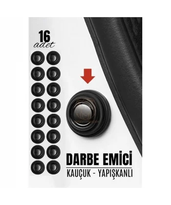 Turk Kapı Bagaj Kaput Ses Darbe Emici Kauçuk Conta 16 ADET