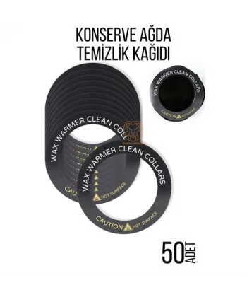 Turk Konserve Ağda Koruyucu Karton Temizlik Kağıdı 50 Adet