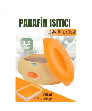 Turk Parafin Ağda Isıtıcı 750 ml Parafin Seti El Ve Ayak Cilt Bakımı Için