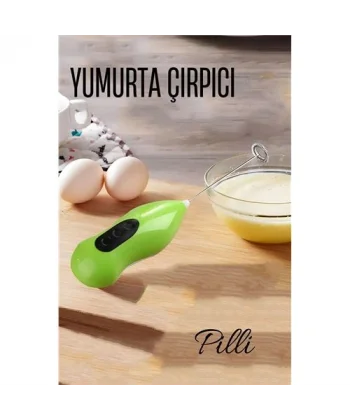 Turk Pilli Yumurta Çırpıcı Mini Pilli Mixer Çırpıcı