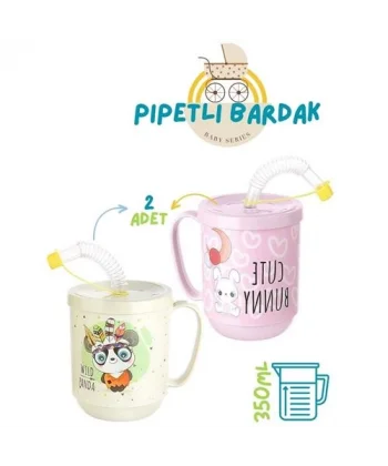 Turk Pipetli Bardak 2 li Momma Design