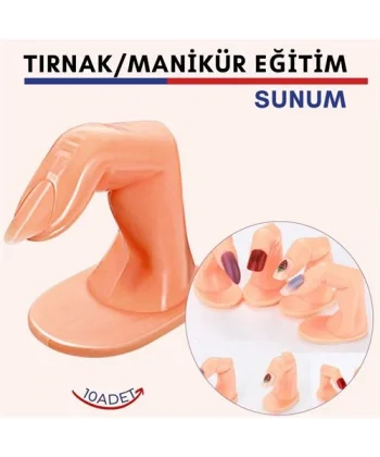 Turk Protez Tırnak Manikür Eğitim ve Sunum Parmakları 10 adet