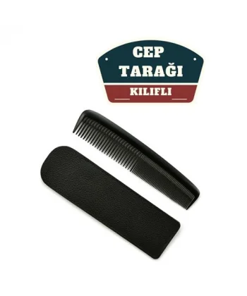 Turk Rodeo Kılıflı Karbon Cep Tarağı