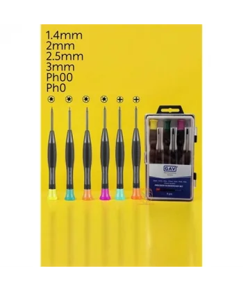 Turk Saat Telefon Tamir Tork Tornavida Seti 6lı