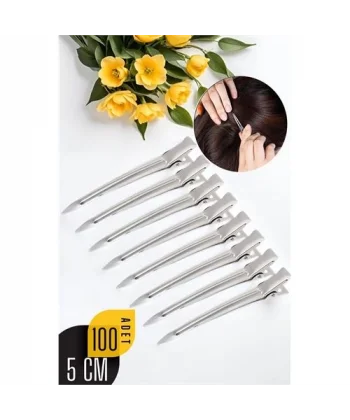 Turk Saç Klipsi Metal Toka 100 Adet Absolute Design