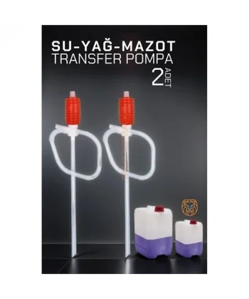 Turk Sıvı Transfer Pompası 2 ADET Su Yağ Mazot