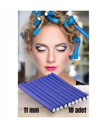Turk Sosis Latex Bigudi 11 mm Kalınlık 10 Adet