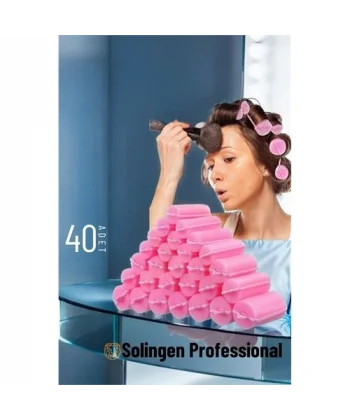 Turk Süngerli Gece Bigudisi 3 cm 40 Adet Solingen Professional