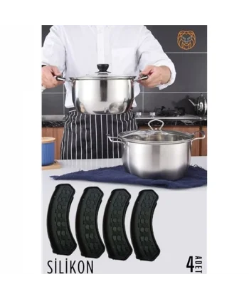 Turk Tencere Tutucu Silikon 4 ADET