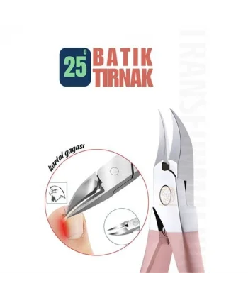 Turk Tırnak Batık Makası Pedikür Makası Tungsten Çelik Profesyonel