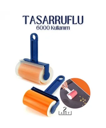 Turk Tüy Tiftik Toplayıcı 6000 Kullanım Tisserant Design 2 li SET