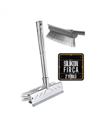 Turk Twin Fırçalı ve Silikon Uçlu Cam Sil Çekçek