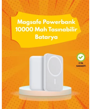 Ultra Kompakt ve Güçlü – MagSafe Powerbank 10000 mAh ile Kablosuz Şarj Deneyimi
