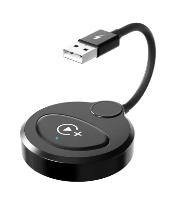 USB+Type-C Apple Kablosuz Wireless Carplay Adaptör Çevirici -Youtube Netflix Tiktok Video Yansıtıcı-(5775)