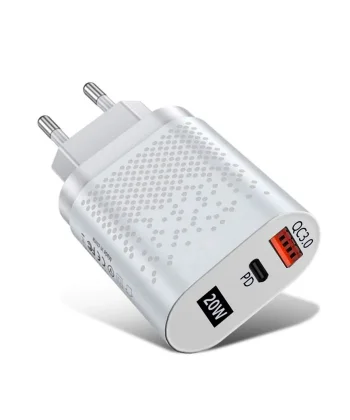 USLİON 20W USB QC3.0 Şarj PD3.0 Hızlı Şarj Aleti Şarj Başlık-(5775)