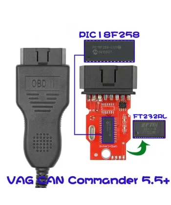 VAG CAN Commander 5.5+ Pin Reader 3.9Beta VWSkoda Teşhis Tarayıcı Aracı-(5775)