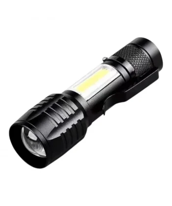 Wison Ws-5454 Taktik El Feneri Usb Şarj Edilebilir Kamp Feneri Cob Zumlanabilir Mini Taşınabilir El Feneri