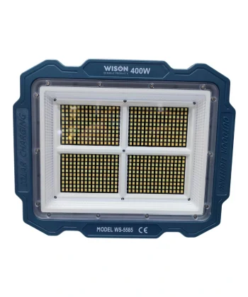 Wıson Ws-5585 Çok Fonksiyonlu 3 Solar Panelli 400w Spot Aydınlatma