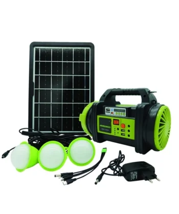 Wıson Ws-5683 Şarjlı 30w Solar Şarjlı Ev Aydınlatma Seti Radyo Ve Fan Powebank