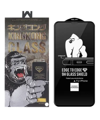 WK İPhone 12 Pro Max 6.7 Kingkong Curved Tempered Cam Ekran Koruyucu-(5775)
