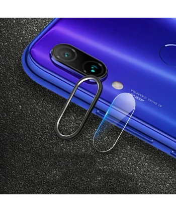 Xiaom Redmi Note 7 Kamera Koruma Metal Lens+ Kırılmaz Cam Set-(5775)