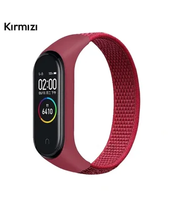 Xiaomi Mi Band 5-4-3  Nylon Kayış Kordon-(5775)