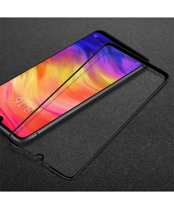 Xiaomi Redmi Note 7 Full Glue Tempered Full Cam Ekran Koruyucu-(5775)