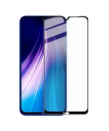 Xiaomi Redmi Note 8 3D Full Glue Tempered  Cam Ekran Koruyucu-(5775)