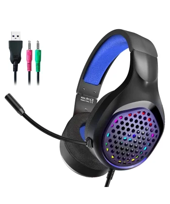 XMOWi R1 Gaming Mikrofonlu RGB Oyuncu Kulaklığı PC- Dizüstü  Ve Ps4-(5775)