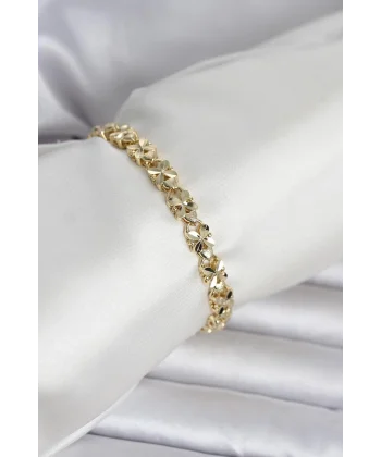 Xuping Kelebek Model Gold Renk Kadın Bileklik