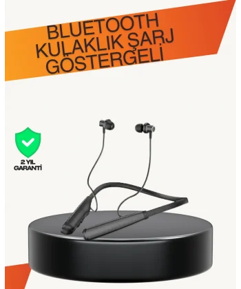 Y12 Bluetooth Kablosuz Kulaklık – LCD Pil Ekranı Kompozit Diyafram Dokunmatik Panel