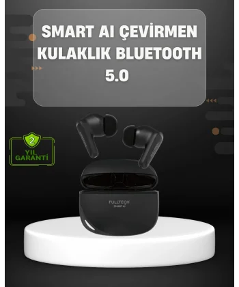 Yapay Zeka Destekli Bluetooth Kulaklık Anlık Çeviri ve Gürültü Engelleme