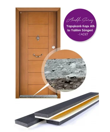 Yapışkanlı Köpük Kapı Altı Isı Yalıtım Eşik Süngeri