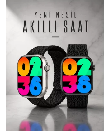 Yeni Nesil Akıllı Saat Arama Cevaplama GPS Takibi Adımsayar NFC Özelliği