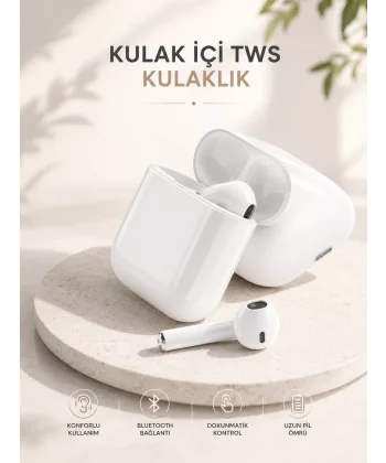 Yeni Nesil HD Ses ve Dokunmatik Kontrol Akıllı ve Şık Bluetooth Kulaklık
