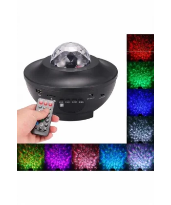 Yıldızlı gökyüzü Projektörü Uzaktan kumandalı Çocuklara Özel Şarjlı