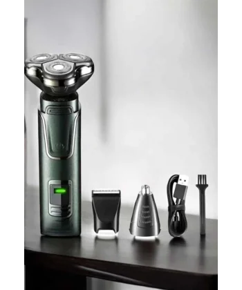 Yüksek Performanslı 3 Başlıklı Profesyonel Tıraş Makinesi