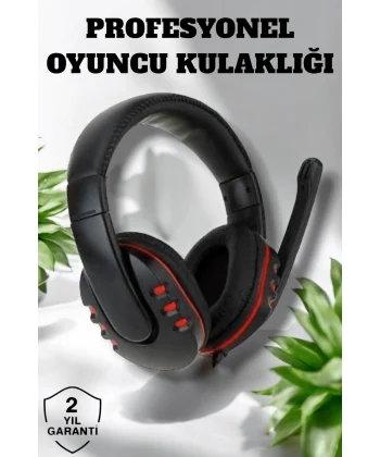 Yüksek Ses Kalitesi ve Aktif Gürültü Engelleme Özellikli Kablolu Mikrofonlu Kulaklık