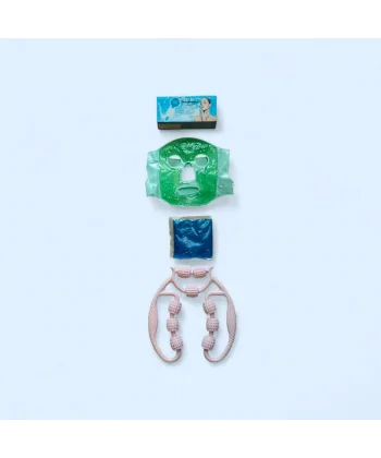 Yüz Maskesi Cilt Bakım Seti – Maske, Buz Küresi, Termo Jel Ve Selülit Masaj Aleti