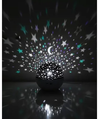 Zaman Ayarlı Fişli Yıldız Projektör Ortam Lambası