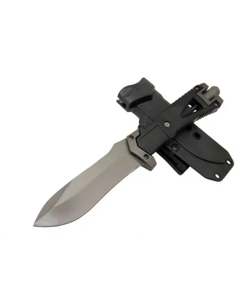 Zero Error Tactical 7 40 Siyah Outdoor Bıçak 27cm - Siyah Sap, Magnezyum Çubuklu, Kılıflı