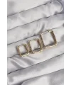 Pirinç Gold Renk Renkli Zirkon Taşlı Kare Model Küpe Seti
